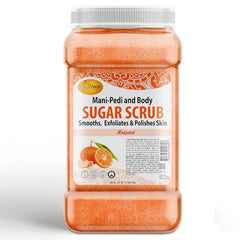 SPA REDI Mandarin sugar scrub bottle for exfoliation and hydration