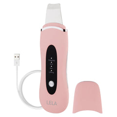Spa Sciences LELA 4-in-1 facial spatula for deep cleansing, pore care, and serum infusion.