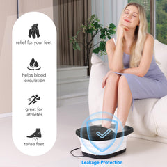 SPA4PIEDS red-light mode for soothing warmth during soaks.