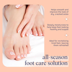 SpaLife callus removal alternative concept showing softening of rough skin.