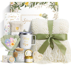 Sparkalyn Valentines Gift Box plush knit blanket for warm, cozy evenings.