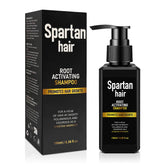 SPARTAN HAIR shampoo bottle for a refreshing daily cleanse.