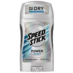 Speed Stick Power Ultimate Sport deodorant stick with aluminum-free formula for active days