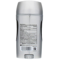 Speed Stick Power unscented label emphasizes fragrance-free formula and clear packaging.