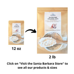 Splendor Santa Barbara colloidal oatmeal pour, ready to blend into soaps and bath products.