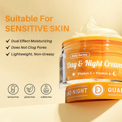 SPODARE Vitamin A night cream texture illustrates rich renewal without greasiness.