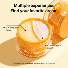 SPODARE Vitamin C day gel texture demonstrates lightweight hydration for daytime wear.