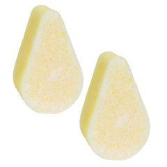 Spongeables anti-cellulite body wash sponge with citrus scent for gentle cleansing and exfoliation.