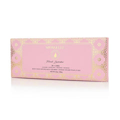 Close-up of SPONGELLÉ Back Buffer lavender-infused surface for a soothing cleanse
