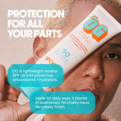 Cloud-like, seamless finish of SPOOGE on skin
