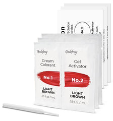 Sport Cosmetics eyebrow colorant application for men provides quick gray coverage.