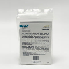 Sport Cosmetics Sport Eyebrow Colorant tube and cap foregrounds compact, easy-to-use format.