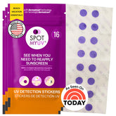 SpotMyUV packaging with UV-detection stickers for outdoor protection.