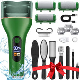 Spriak electric callus remover front view with ergonomic grip for at-home pedicures