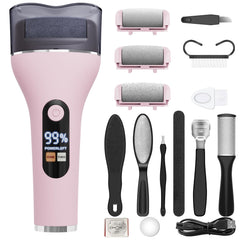 Spriaq electric callus remover kit front view for easy at-home pedicure.