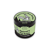 Squirrel's Nut Butter anti-chafe tub close-up showing natural ingredients for skin protection