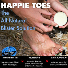 Happie Toes used before activity to help feet stay comfortable