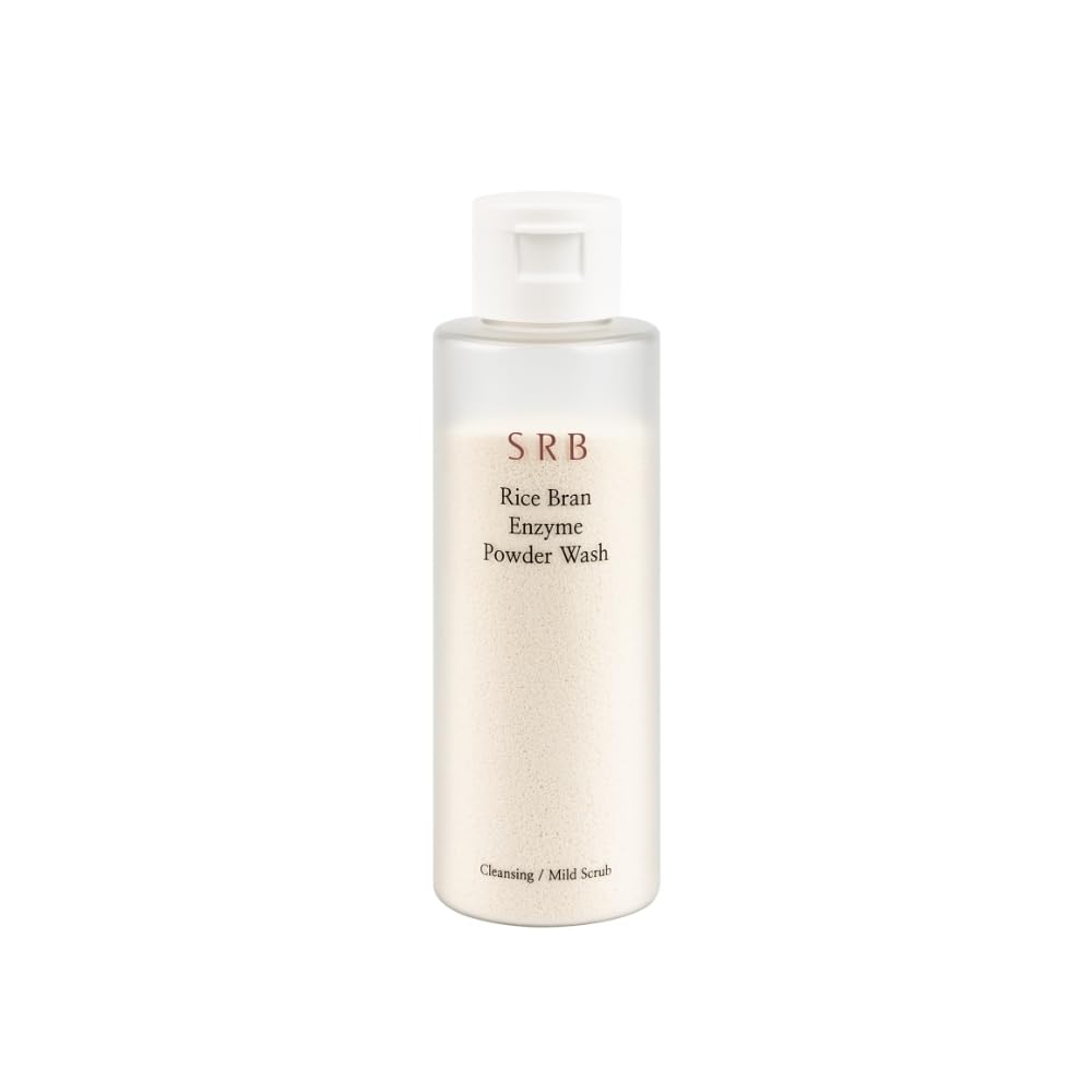 SRB Stabilized Rice Bran Enzyme Powder Wash face cleansing with gentle exfoliation