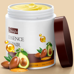 Srripo collagen hair mask bottle offering deep conditioning and shine.