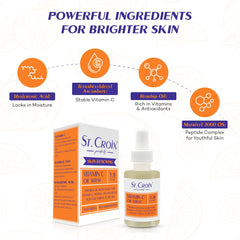 St Croix Vitamin C Serum texture swatch reveals rich but light feel