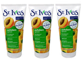 St. Ives Fresh Skin Scrub apricot texture close-up for exfoliation
