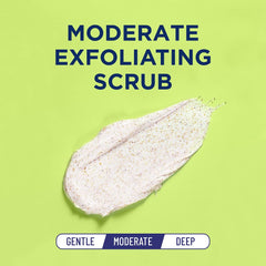 St. Ives Radiant Skin pink lemon orange scrub in hand during application