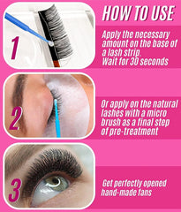 STACY LASH Super Booster packaging closeup emphasizes hygienic, professional packaging.