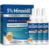 Stafenit 5% Minoxidil serum bottle with precision dropper for targeted scalp use.