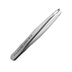 Staleks Pro eyebrow tweezers with bevel tip for precise shaping of thick brows.
