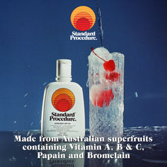 Standard Procedure SPF 50+ arm application illustrating broad coverage on limbs