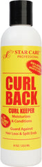 STAR CARE Curl Back bottle showcases smooth, frizz-free curls.