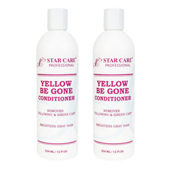 STAR CARE Yellow Be Gone bottle front—neutralizes brass for brighter blonde tones.