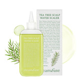 STEAMBASE Tea Tree Scalp Treatment bottle offers a refreshing cleanse for oily scalps.