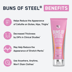SteelFit Buns of Steel on glutes highlighting toning and shaping effects.