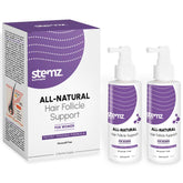Stemz bottle front for daily use and simple hair care routine.