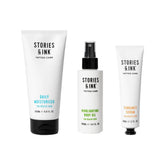 Stories & Ink Vibrancy Serum bottle boosts ink vibrancy while nourishing skin.
