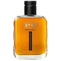 STR8 Original label detail emphasizes brand authenticity and style.