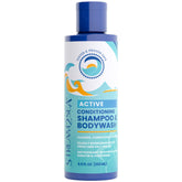 STREAM 2 SEA bottle pour showing reef-safe 3-in-1 formula for swimmers