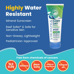 STREAM 2 SEA SPF 45 sunscreen on skin during water play for lasting protection