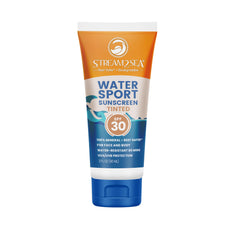 STREAM 2 SEA tinted sunscreen bottle front showing mineral protection for skin