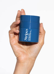 STRIPES Naomi Watts Night Cream application shot for smooth, soft skin.