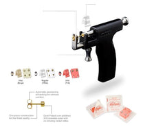 Studex kit showing color-coded adapters Maxi Mini Regular for versatile setups