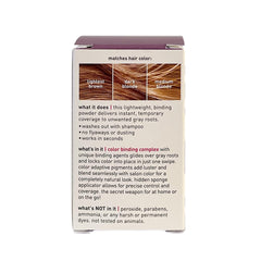 Style Edit Gray Root Concealment swipes blend greys for a natural look.