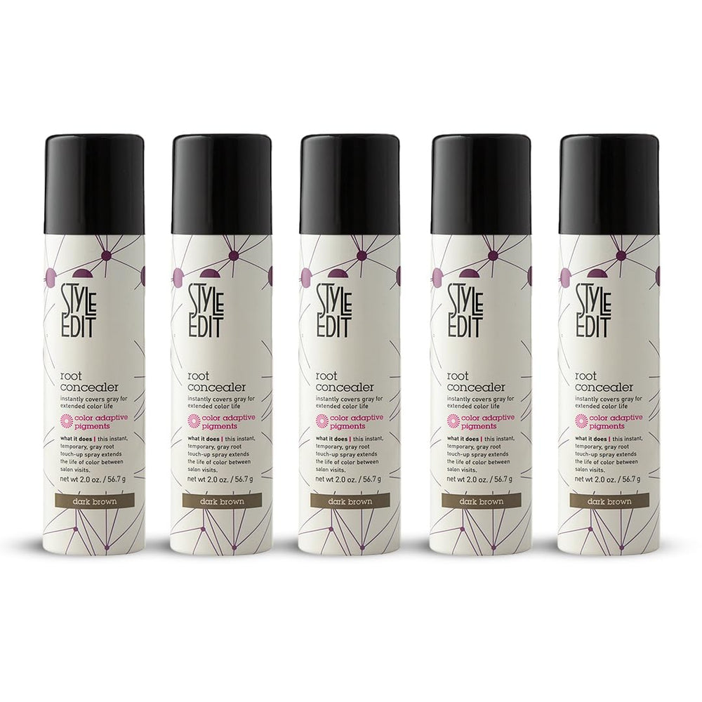 STYLE EDIT Root Concealer bottle closeup showing quick grey coverage