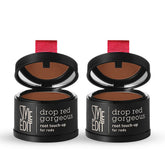 Style Edit root touch up powder application closeup for precise gray coverage