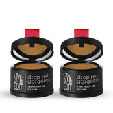 Style Edit Root Touch Up Powder on light red hair application for instant gray coverage