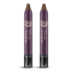 Style Edit Root Touch-Up Stick applying on hairline for quick gray coverage