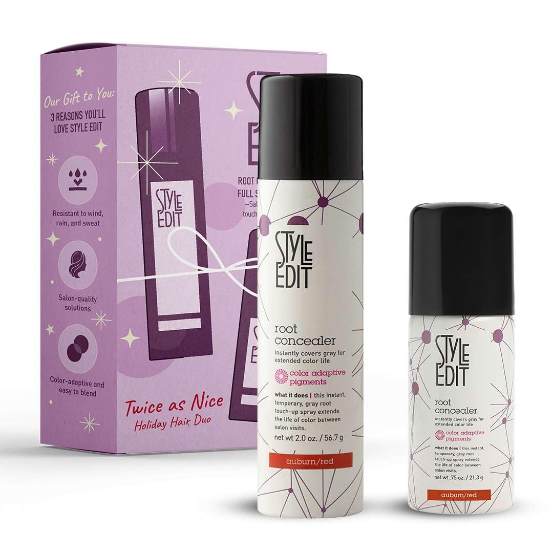 STYLE EDIT Travel Essentials Hair Duo Kit shown for easy on-the-go root touch-ups