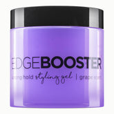 Style Factor EDGE BOOSTER bottle with pump showing lightweight, alcohol-free hold.