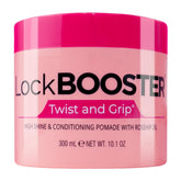 Style Factor Lock BOOSTER Twist & Grip bottle cap for precise application and strong hold.